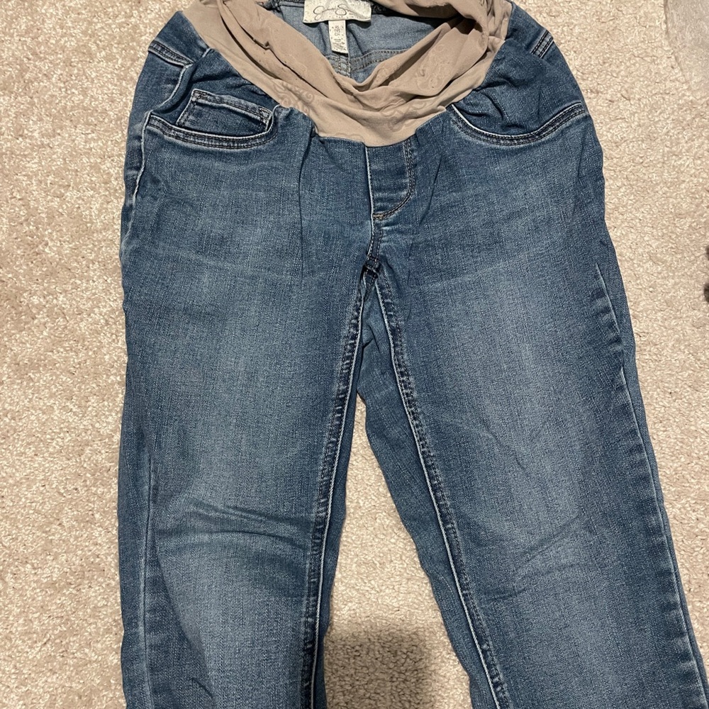 Maternity Blue Denim Women Jeans